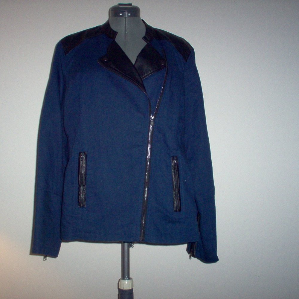 RUFF HEWN  GREY JACKET- (NWT) SIZE XL